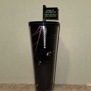 Starbucks Black and Purple Glow Tumbler